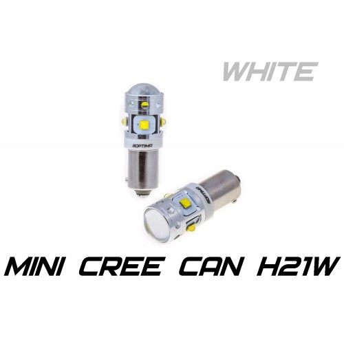 Светодиодная лампа Optima Premium H21W (BaY9S) MINI CREE-XBD CAN 30W 12-24V 5100К